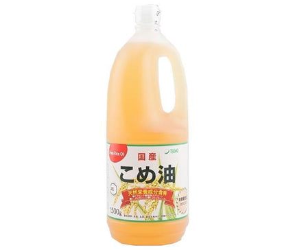 Tsukino Food Industry Rice bran oil 1500g x 5 pieces [shipped in Japan]