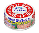Inaba Foods Light Tuna Super Non-Oil Domestic 70g x 24 pieces [Shipped in Japan]