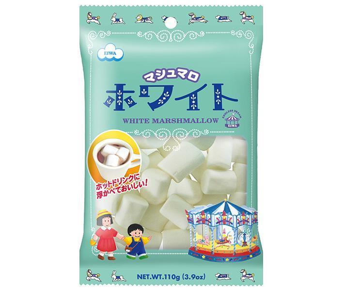 Eiwa White Marshmallow 110g x 12 bags [shipped in Japan]