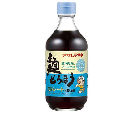 Asamurasaki Noodle Dorobou Straight 400ml bottle x 12 bottles [Shipped in Japan]