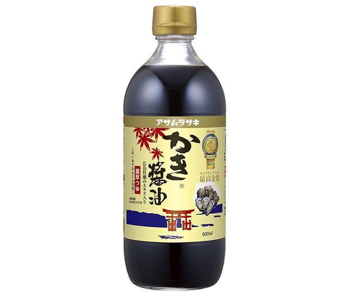 Asamurasaki Oyster Soy Sauce 600ml x 12 bottles [Shipped in Japan]