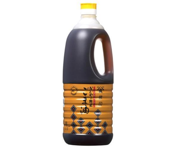 Kadoya Oil Ginjirushi Sesame Oil Dark 1650g x 6 pieces [Shipped in Japan]