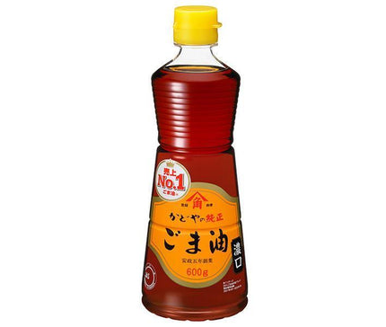 かどや製油 純正ごま油濃口 600g×12本入【日本出荷】