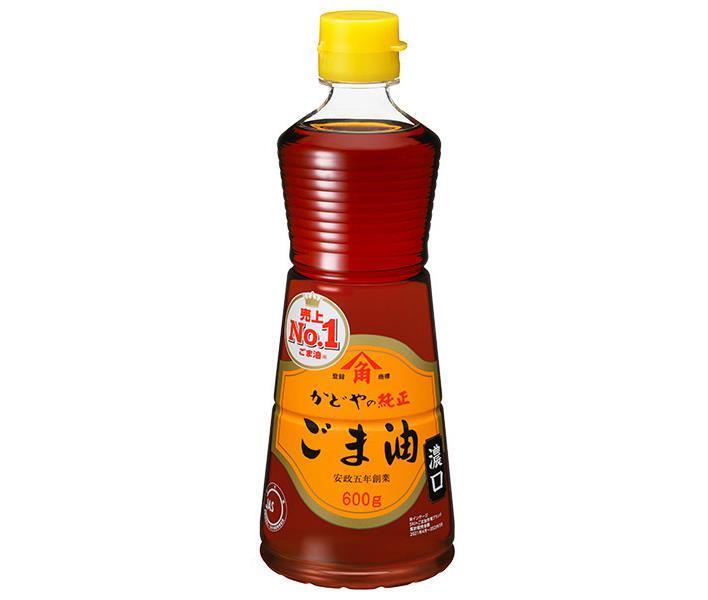 Kadoya Oil Genuine Sesame Oil Dark 600g x 12 bottles [Shipped in Japan]