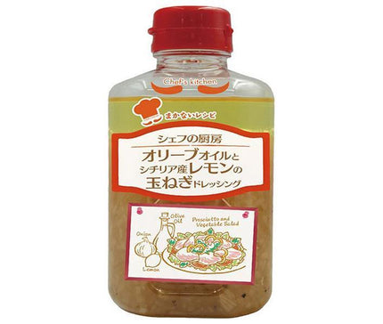 Tokushima Sangyo Chef's Kitchen Olive Oil and Sicilian Lemon Onion Dressing 330ml PET bottles x 12 bottles [Shipped in Japan]