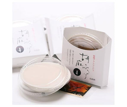 Daikaku Sohonpo Japanese Style Blancmange Sesame Fururi White Sesame (80g of fresh sweets, 10g of brown sugar syrup) x 40 pieces [Shipped in Japan]