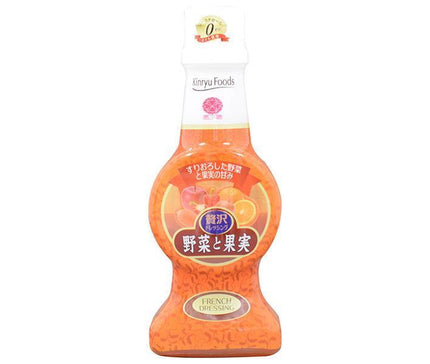 Kinryu Foods Rare Sugar Luxury Dressing Vegetables and Fruits 230g PET bottles x 12 pieces [Shipped in Japan]