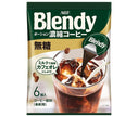 AGF Blendy Potion Concentrated Coffee Unsweetened (18g x 6 pieces) x 12 bags [Shipped in Japan]