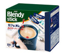 AGF Blendy Stick Cafe au Lait Calorie Half (5.4g x 100 pieces) x 4 boxes [shipped in Japan]