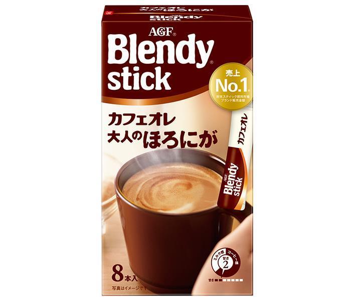 AGF Blendy Stick Café au lait Adult's bittersweet (8g x 8 sticks) x 24 boxes [Shipped in Japan]