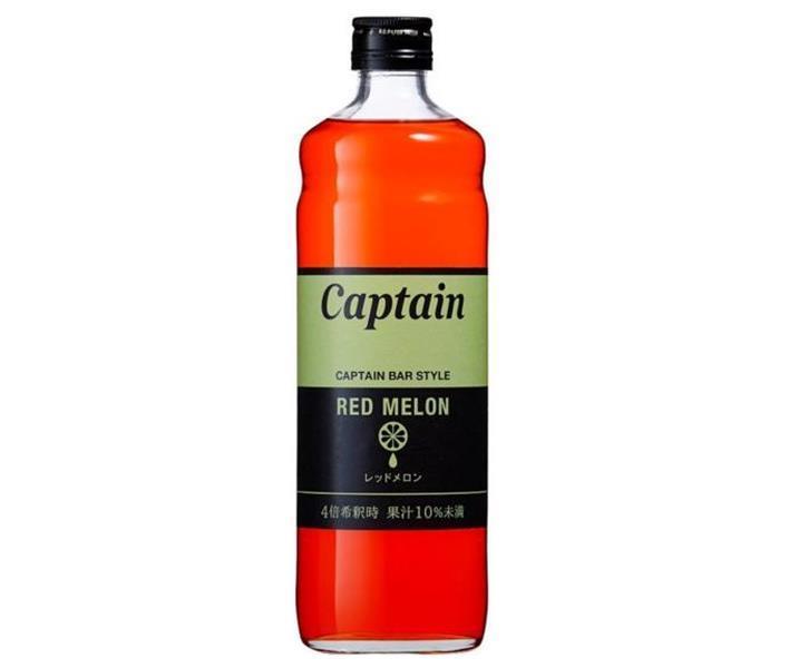 Nakamura Shoten Captain Red Melon 600ml bottle x 12 bottles [shipped in Japan]