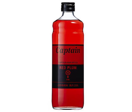 Nakamura Shoten Captain Red Plum 600ml bottle x 12 bottles [shipped in Japan]