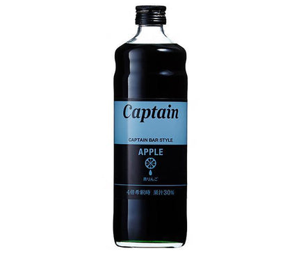 Nakamura Shoten Captain Green Apple 600ml bottle x 12 bottles [shipped in Japan]