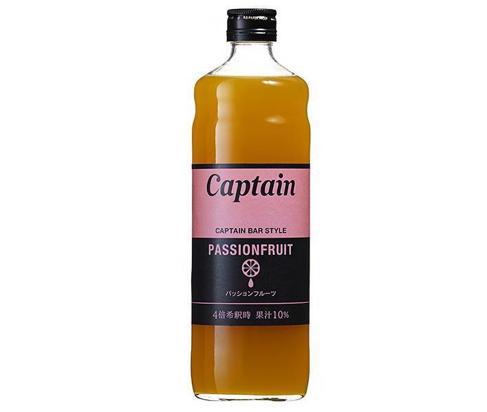 Nakamura Shoten Captain Passion Fruit 600ml bottle x 12 bottles [shipped in Japan]