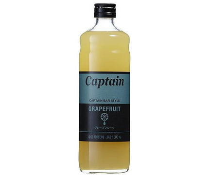 Nakamura Shoten Captain Grapefruit 600ml bottle x 12 bottles [shipped in Japan]