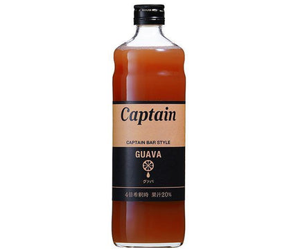 Nakamura Shoten Captain Guava 600ml bottle x 12 bottles [shipped in Japan]