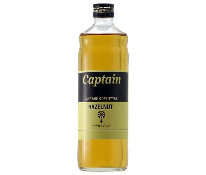 Nakamura Shoten Captain Cafe Style Hazel Syrup 600ml bottle x 12 bottles [shipped in Japan]