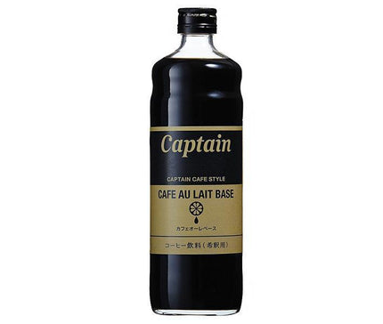 [6 bottles] Nakamura Shoten Captain Cafe Ole Base 600ml bottle x 6 bottles [Shipped in Japan]