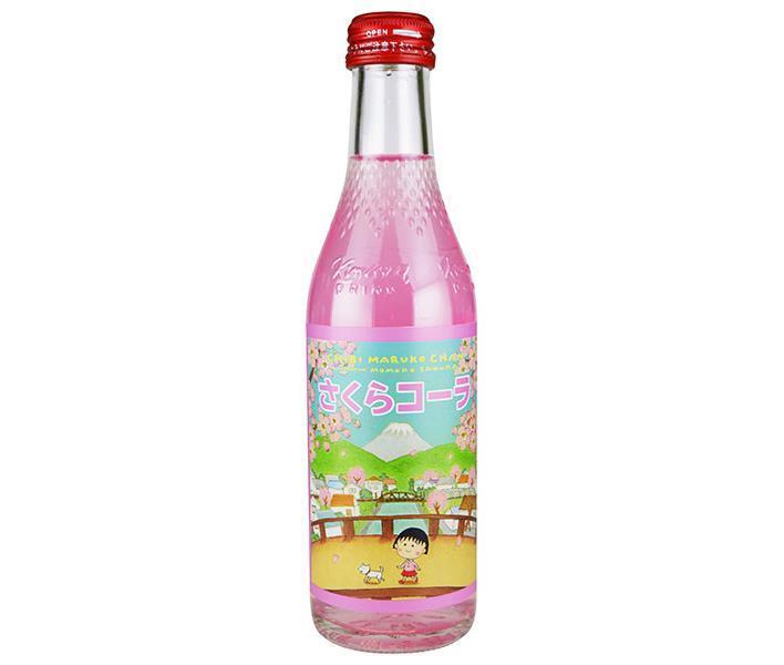 Kimura Beverage Chibi Maruko-chan Sakura Cola 240ml bottle x 20 bottles [shipped in Japan]