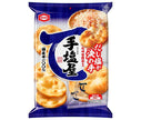 Kameda Seika Teshioya Salted Rice Crackers, 8 Crackers x 12 Bags [Ships from Japan]