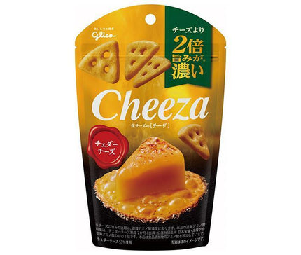 江崎グリコ 生チーズのチーザ チェダーチーズ 36g×10袋入