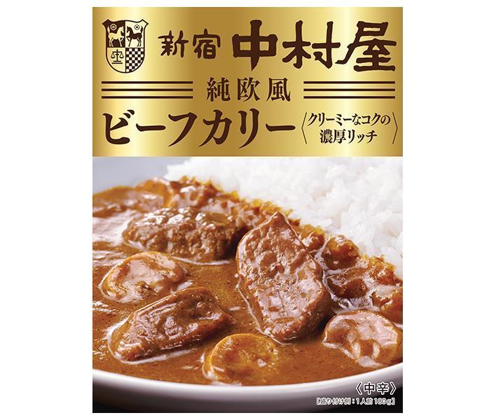 Nakamuraya Shinjuku Nakamuraya Pure European beef curry Creamy rich rich 180g x 5 boxes [Shipped in Japan]