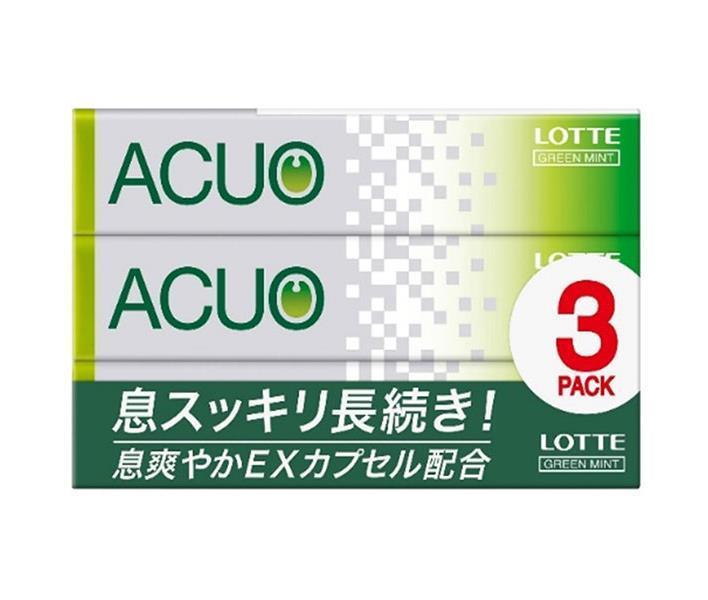 Lotte ACUO Green Mint 3P x 10 pieces [Shipped in Japan]