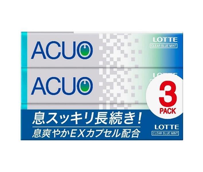 Lotte ACUO Clear Blue Mint 3P x 10 pieces [Shipped in Japan]