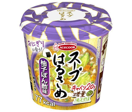 Acecook Soup Harusame Yuzu Ponzu Flavor 32g x 12 (6 x 2) pieces [Shipped in Japan]