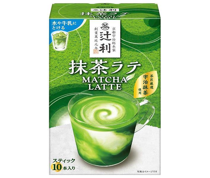 Kataoka Bussan Tsujiri Matcha Latte (13g x 10 bottles) x 32 boxes