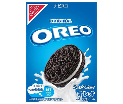 Mondelez Japan Oreo Vanilla Cream 97g (5 pieces x 2 packs) x 12 boxes [shipped in Japan]