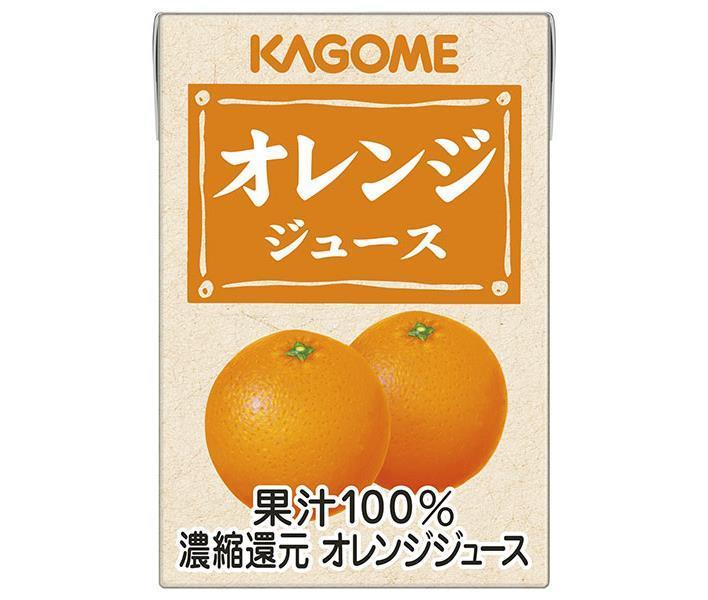 [11/25~ 10% off all products!!] Kagome Orange Juice 100ml paper carton x 36 bottles