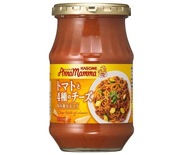 Kagome Annamamma Tomate et 4 types de fromages Pot de 330g x 12 (6 x 2) bouteilles 