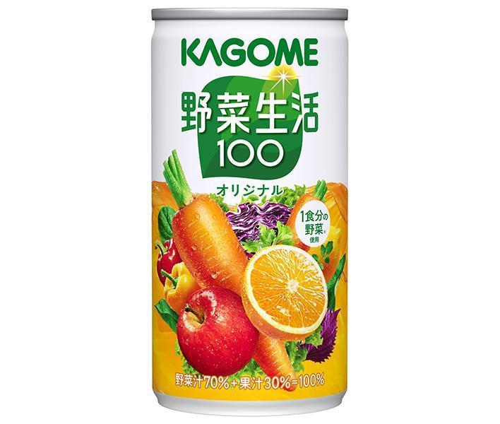 [11/25~ 10% off all products!!] Kagome Vegetable Life 100 Original 190g can x 30 cans