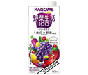 Kagome Yasai Seikatsu 100 Berry Salad (for hotel restaurants) 1L paper pack x 6 pieces [shipped in Japan]