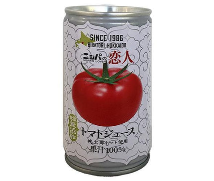JA Biratori Nishipa no Koibito Tomato Juice (Unsalted) 190g can x 30 pieces [Shipped in Japan]