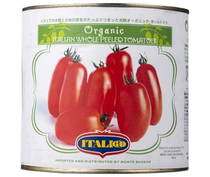 Monte Bussan Italiatto Organic Whole Tomatoes 2.55kg Can x 6 