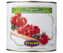 Monte Bussan Italianto Organic Diced Tomatoes 2.55kg cans x 6 pieces [shipped in Japan]