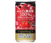 Tominaga Boeki Kobe Settlement Apple and slightly carbonated 100% gentle juice 185ml cans x 20 pieces [Shipped in Japan]