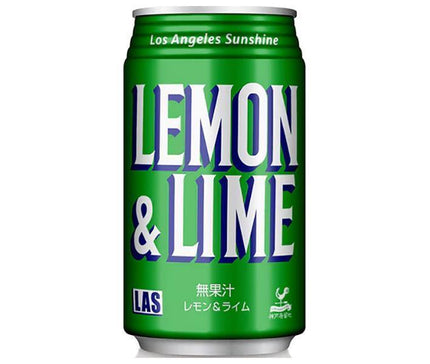Tominaga Boeki Kobe Settlement Las Lemon Lime 350ml can x 24 pieces [Shipped in Japan]
