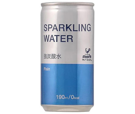 Tominaga Boeki Kobe Settlement Sparkling Water 190ml cans x 30 bottles [shipped in Japan]