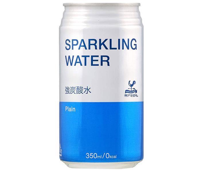 Tominaga Boeki Kobe Settlement Sparkling Water 350ml cans x 24 bottles [shipped in Japan]
