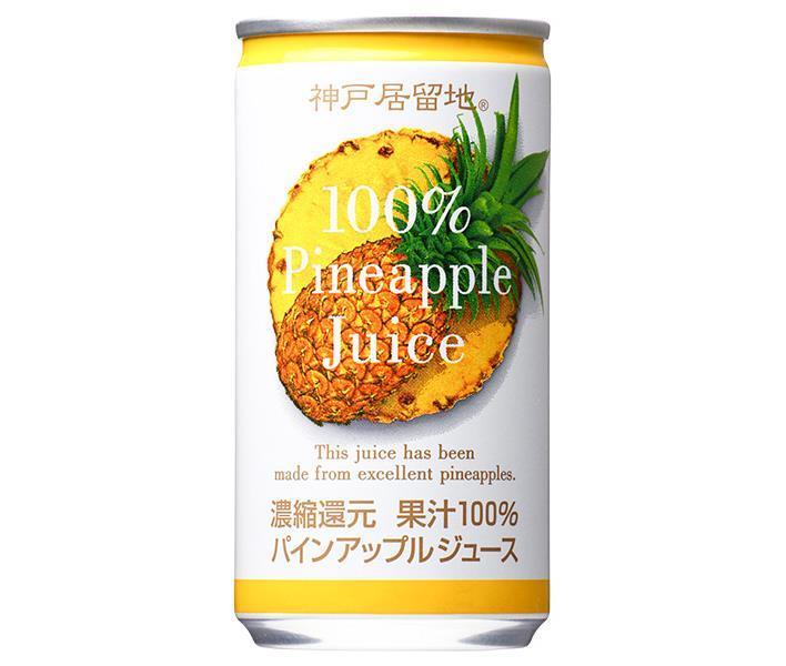 Tominaga Trading Kobe Settlement 100% Pineapple 185g can x 30 pieces [Shipped in Japan]