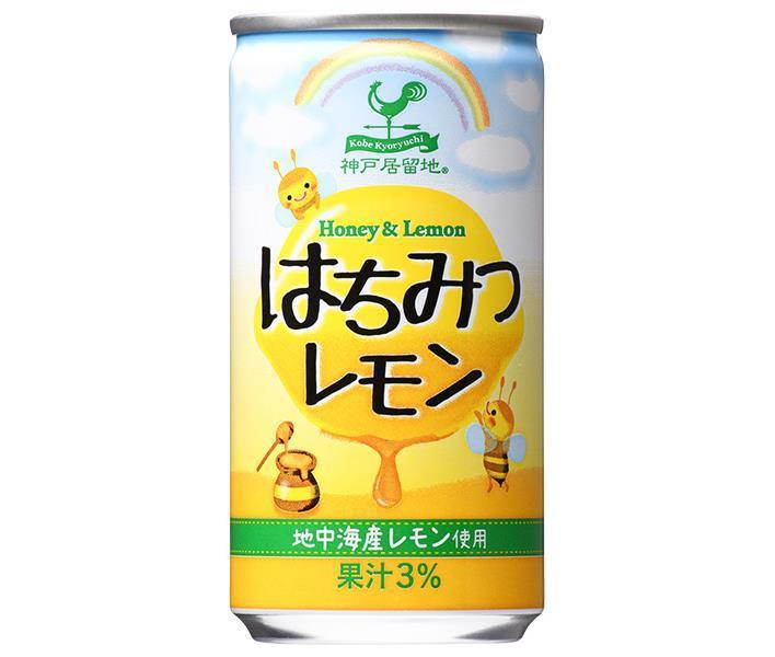 Tominaga Boeki Kobe Settlement Honey Lemon 185g can x 30 pieces [Shipped in Japan]