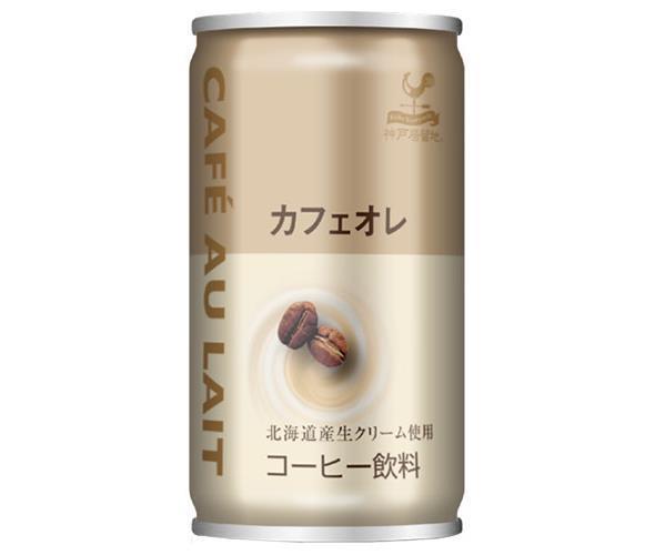 Tominaga Trading Kobe Settlement Cafe au lait 185g can x 30 bottles [shipped in Japan]