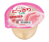 Tarami Tarami's Dossari White Peach Jelly 230g x 24 (6 x 4) pieces [Shipped in Japan]