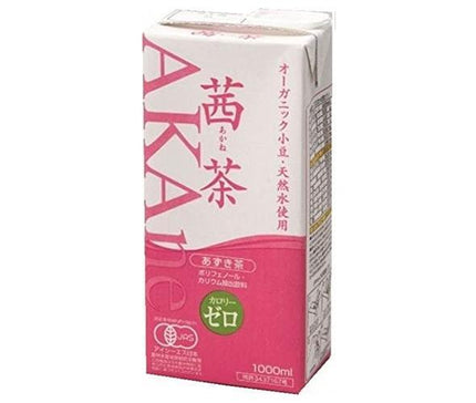 Endo Seian Akane Tea 1L paper pack x 6 bottles [shipped in Japan]