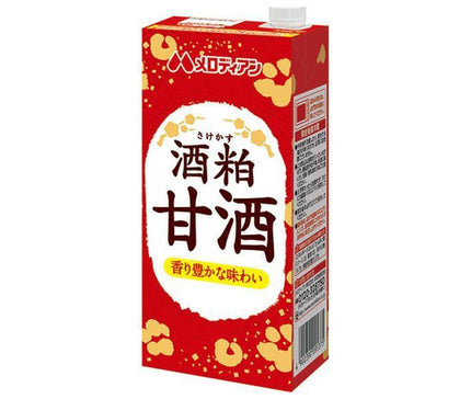 Melodian Sake Kasu Amazake 1000ml paper pack x 6 bottles [shipped in Japan]
