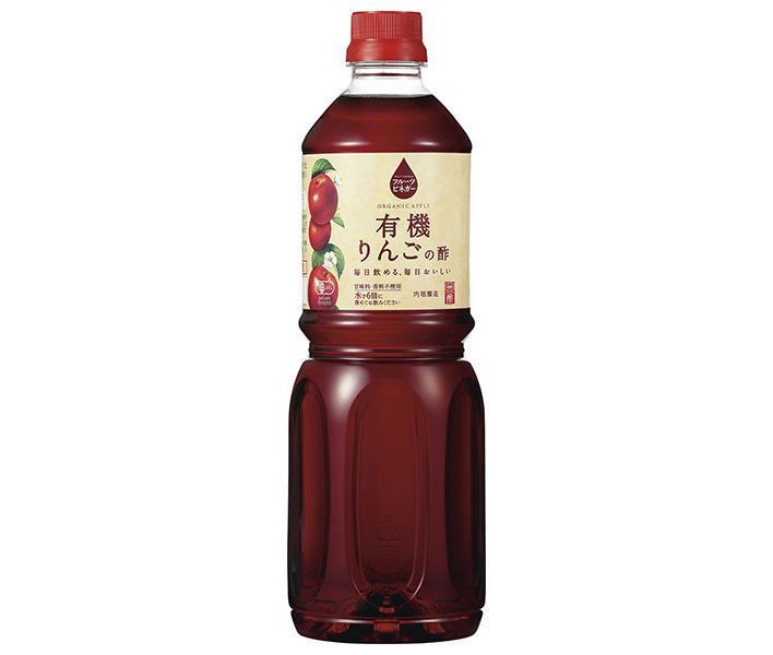 Uchibori Jozo Fruit Vinegar Organic Apple Vinegar 1L PET bottles x 12 bottles [Shipped in Japan]
