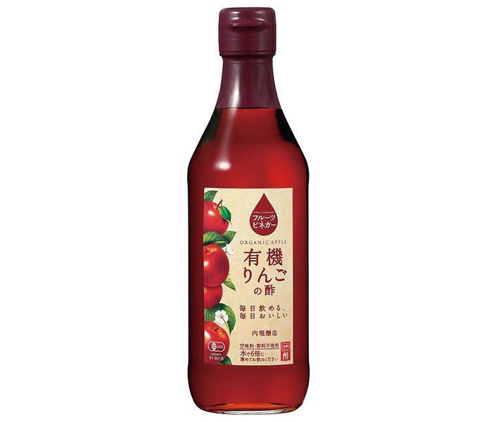 Uchibori Jozo Fruit Vinegar Organic Apple Vinegar 360ml bottles x 6 bottles [Shipped in Japan]